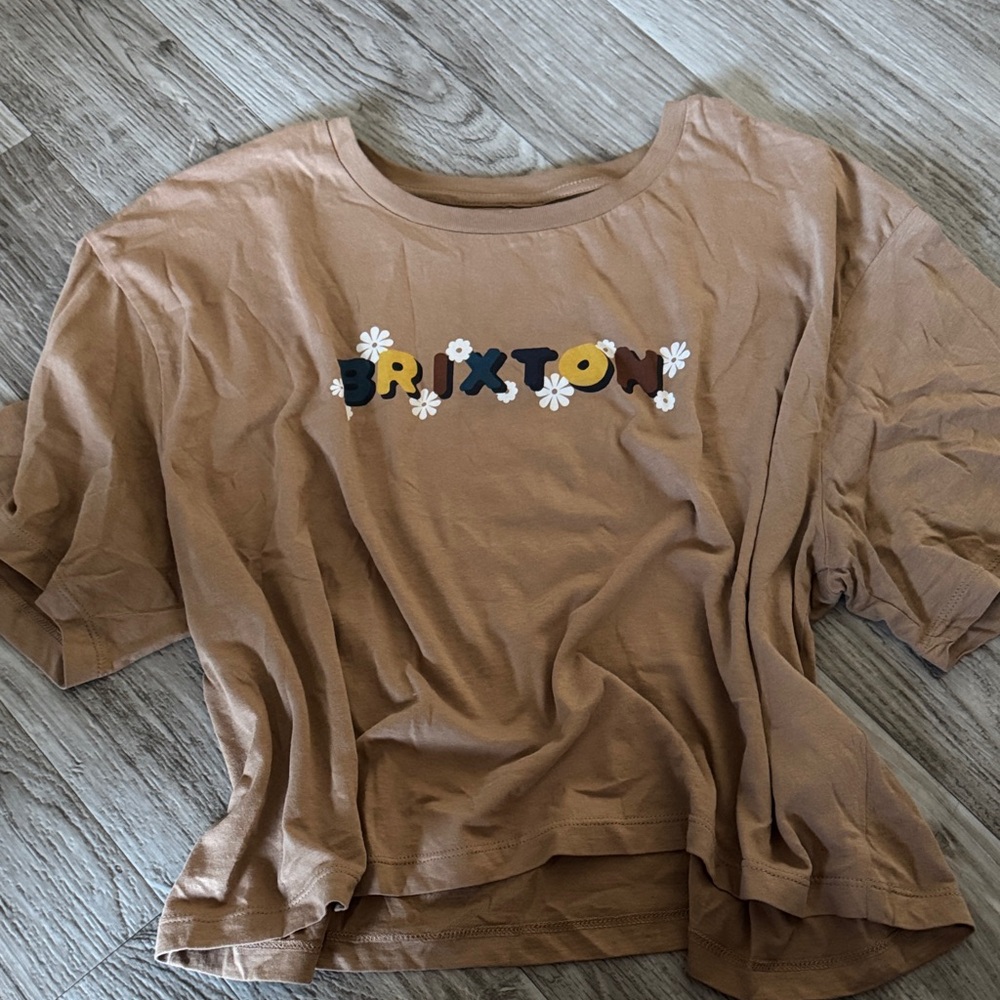 Brixton Tan Floral Graphic Tee